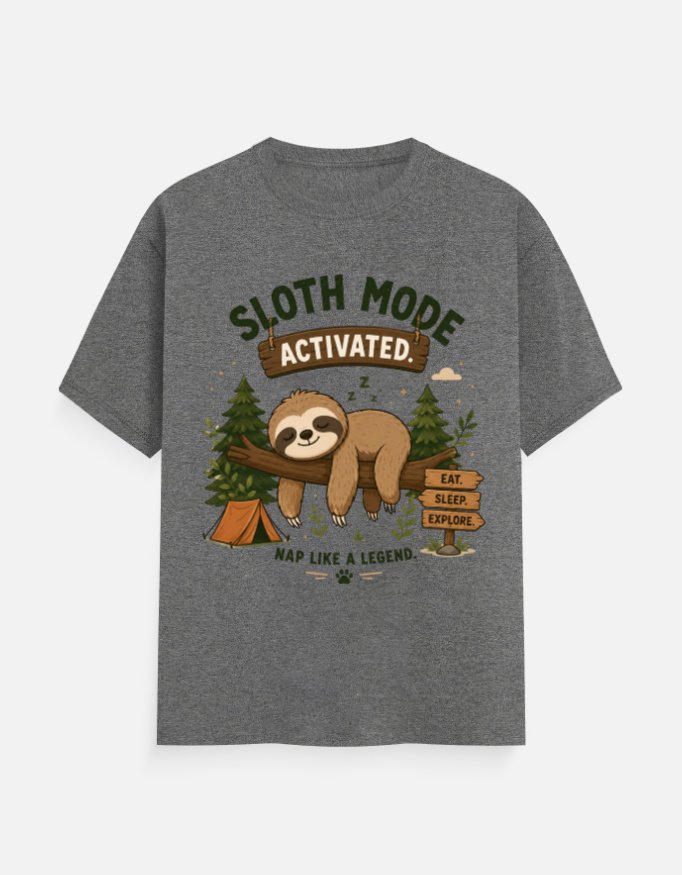 Sloth Mode Activated Tee - Image 7