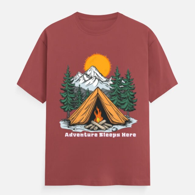 Adventure Sleeps Here Tee
