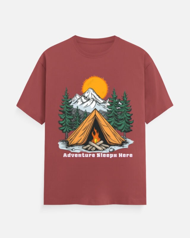 Adventure Sleeps Here Tee