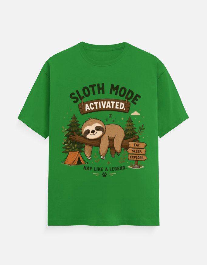 Sloth Mode Activated Tee - Image 4