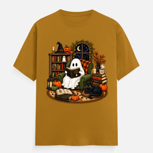 Cozy Ghost Reader Tee