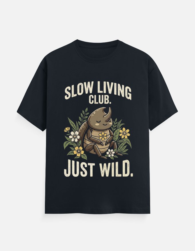 Slow Living Club Tee - Image 2