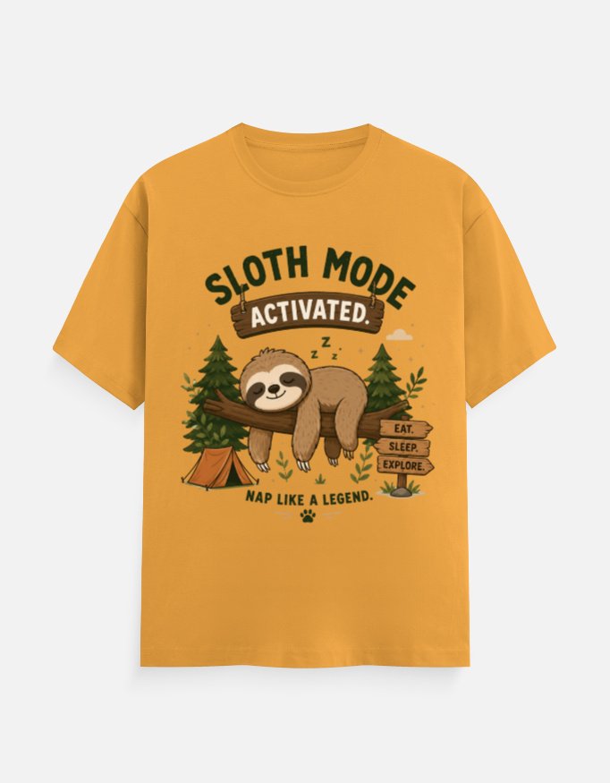 Sloth Mode Activated Tee - Image 3