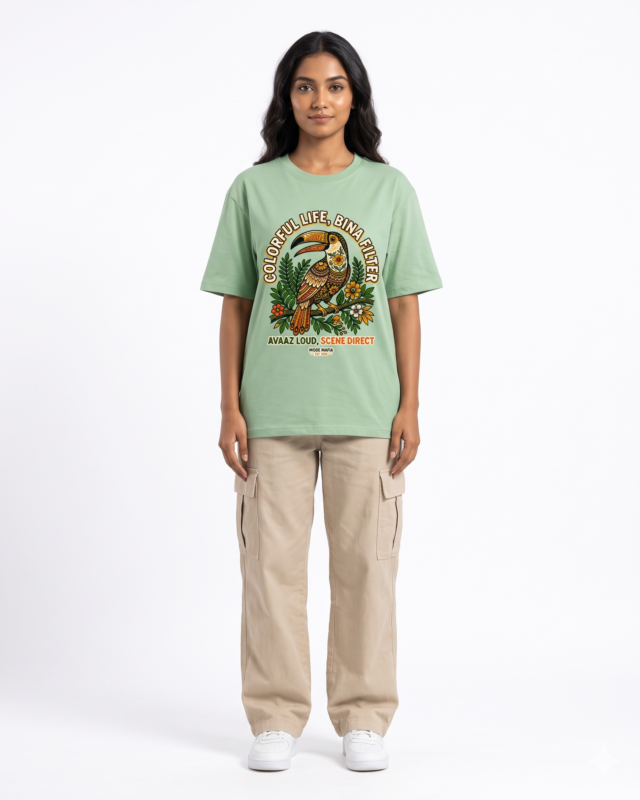 Colorful Life Bina Filter Toucan Graphic Tee