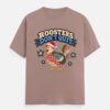 Roosters Don't Quit Patchwork Tee