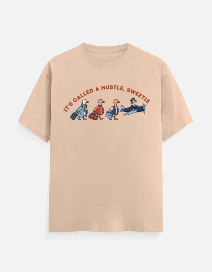 Hustle Sweetie Goose Pilot Tee - Image 3