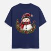 Festive Snowman Wreath Tee