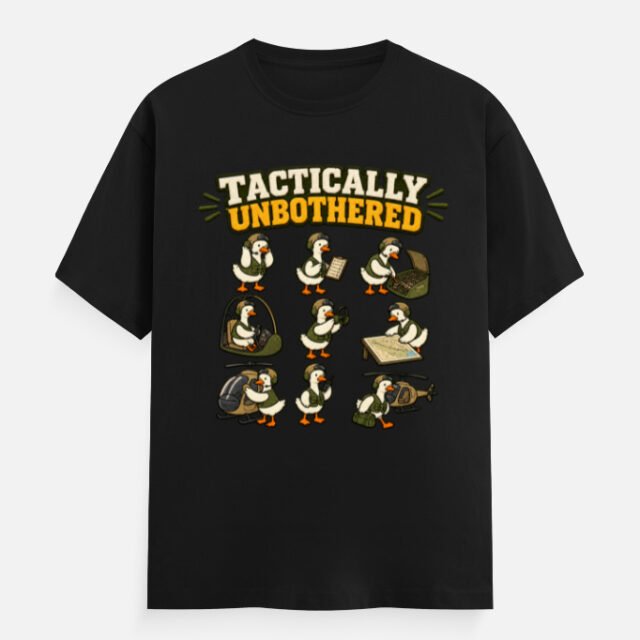 Tactically Unbothered Goose Pilot Tee
