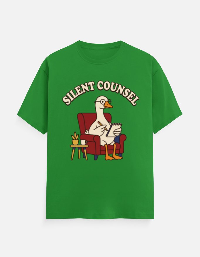 Silent Counsel Goose Graphic Tee - Image 8