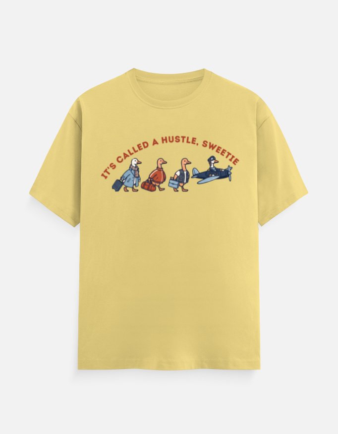 Hustle Sweetie Goose Pilot Tee - Image 5