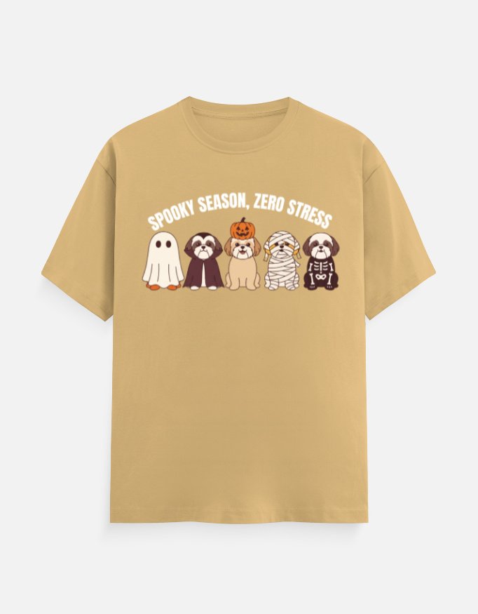 Spooky Season Zero Stress Dogs Tee - Image 4
