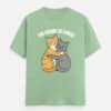 Too Secure To Stress Hugging Cats Tee