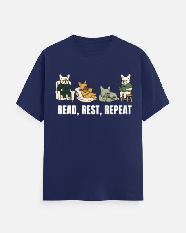 Read Rest Repeat Frenchies Tee