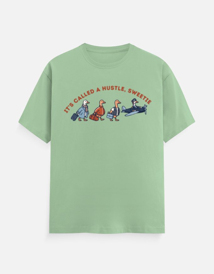Hustle Sweetie Goose Pilot Tee - Image 2