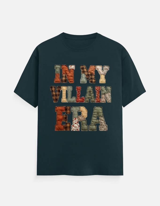 In My Villain Era Patchwork Graphic Tee - Image 3