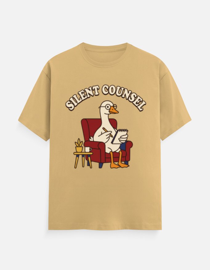 Silent Counsel Goose Graphic Tee - Image 6