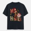 Ho Ho Hustle Christmas Patchwork Tee