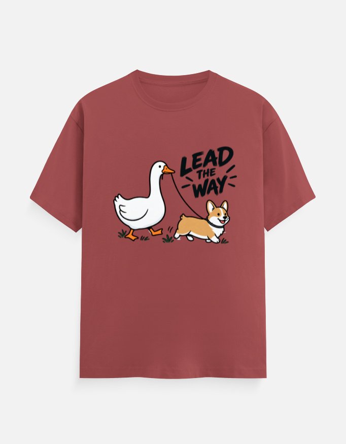 Lead The Way Goose & Corgi Tee - Image 4
