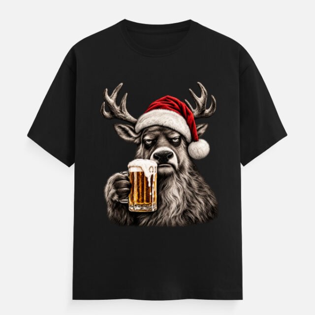 Grumpy Reindeer Beer Tee