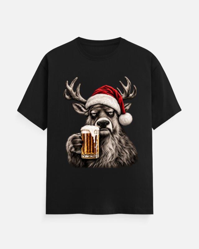 Grumpy Reindeer Beer Tee