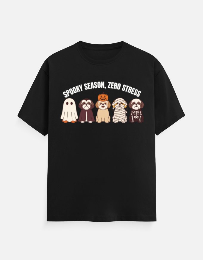Spooky Season Zero Stress Dogs Tee - Image 8