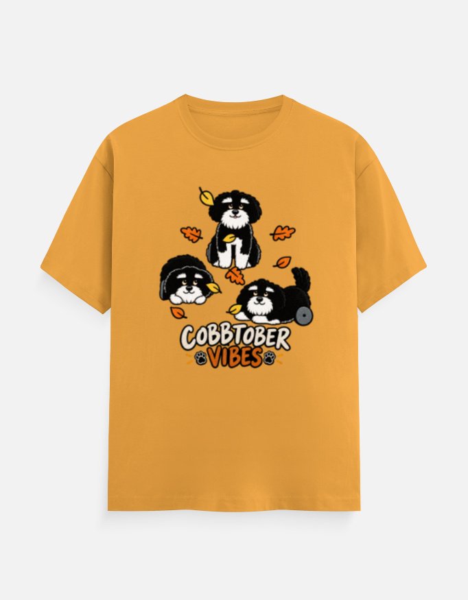 Cobbtober Vibes Fall Dogs Tee - Image 4